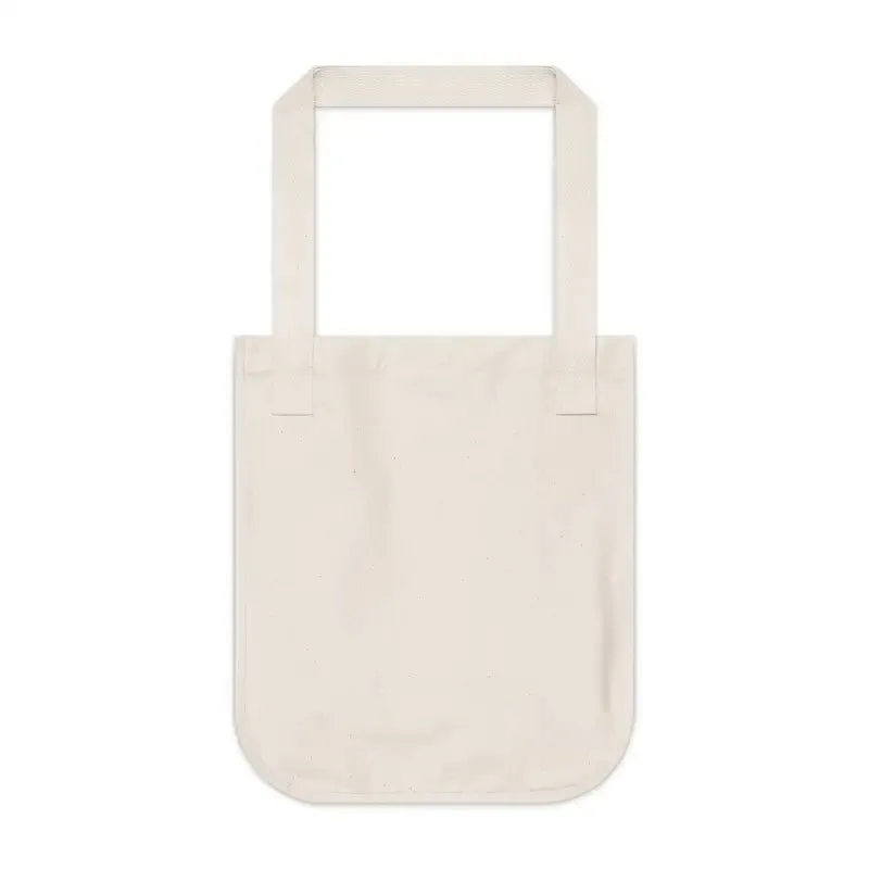 ORGANIC CANVAS TOTE BAG | 100% Certified Cotton | Ethical Sourcing & Tear-Away Label