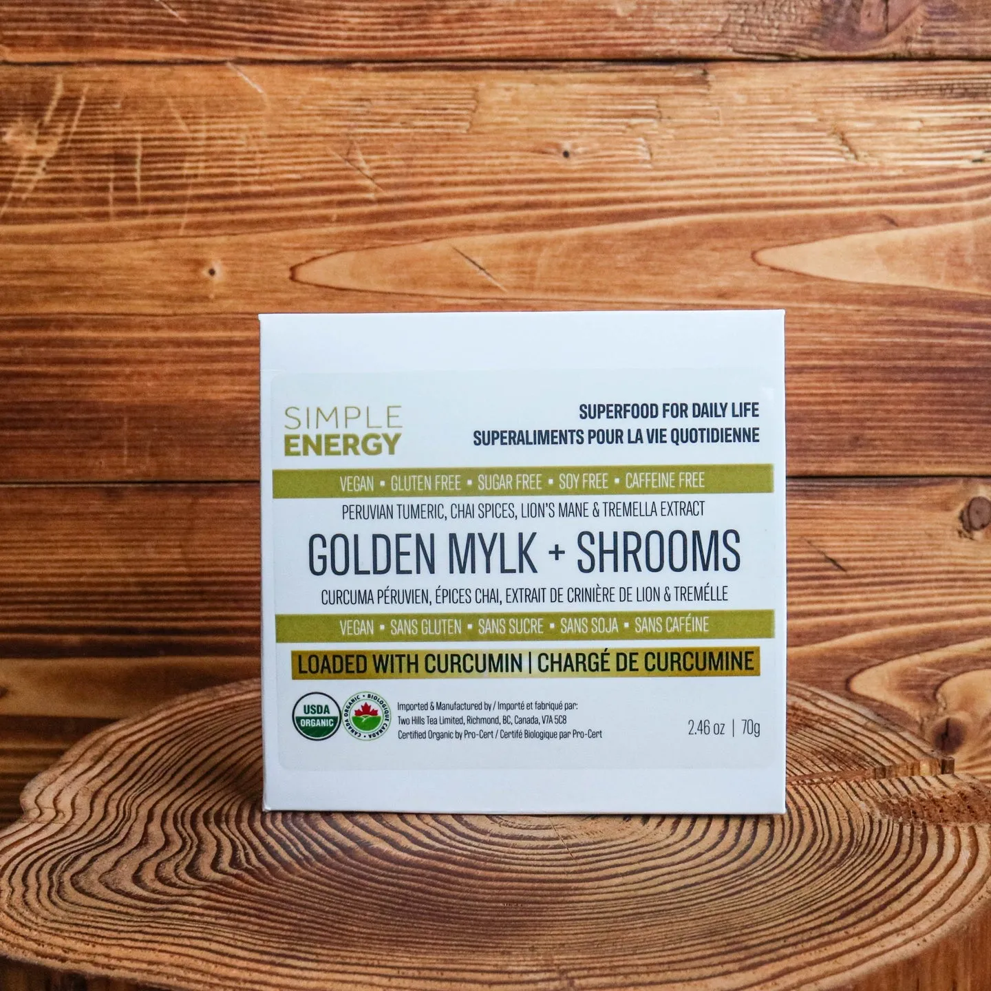 Organic Golden Mylk   Shrooms by Simple Energy
