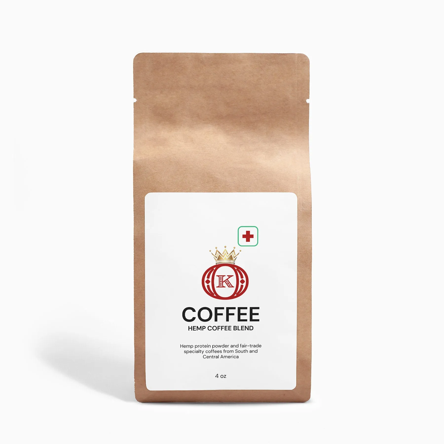 Organic Hemp Coffee Blend - Medium Roast 4oz