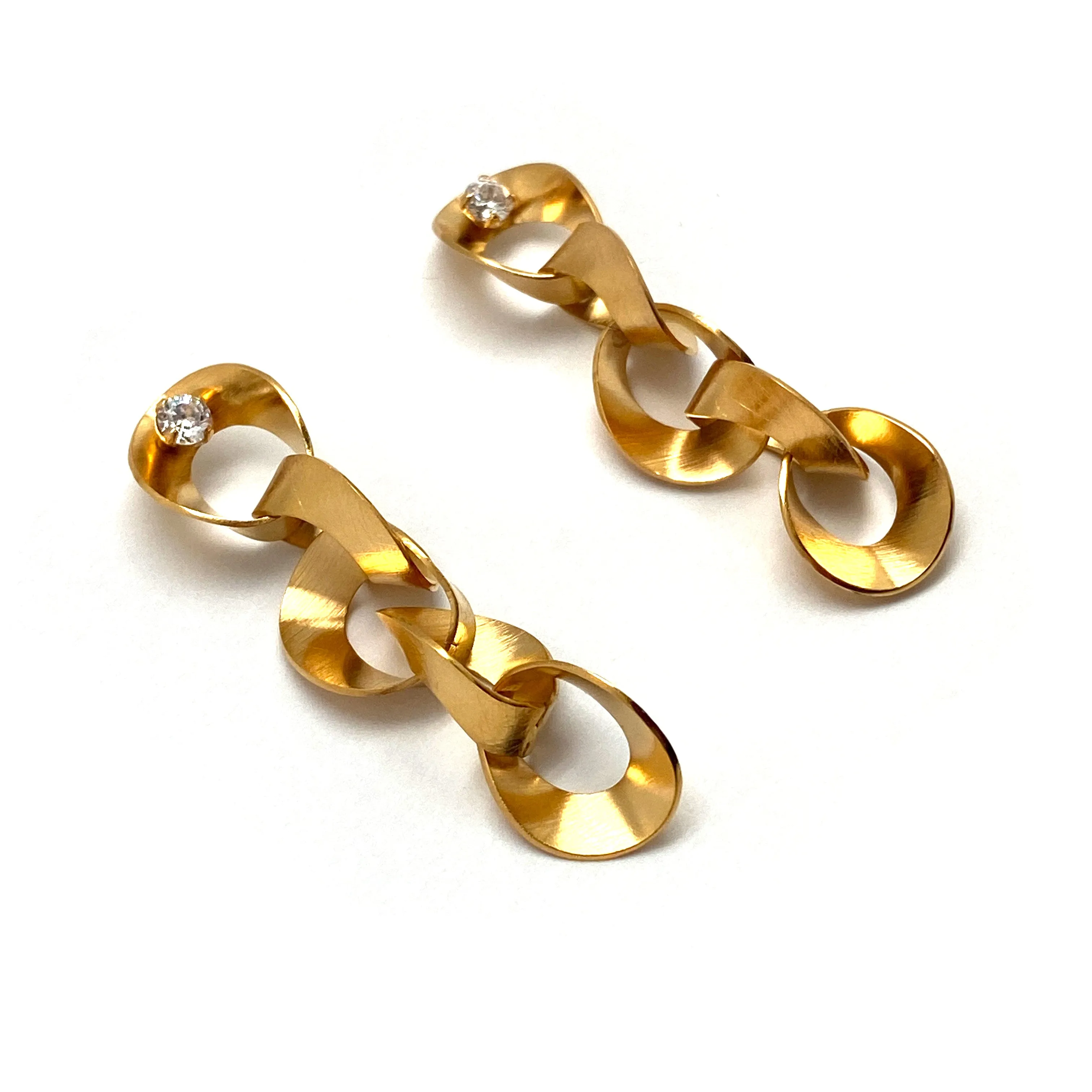 Organic Interlocking Earrings