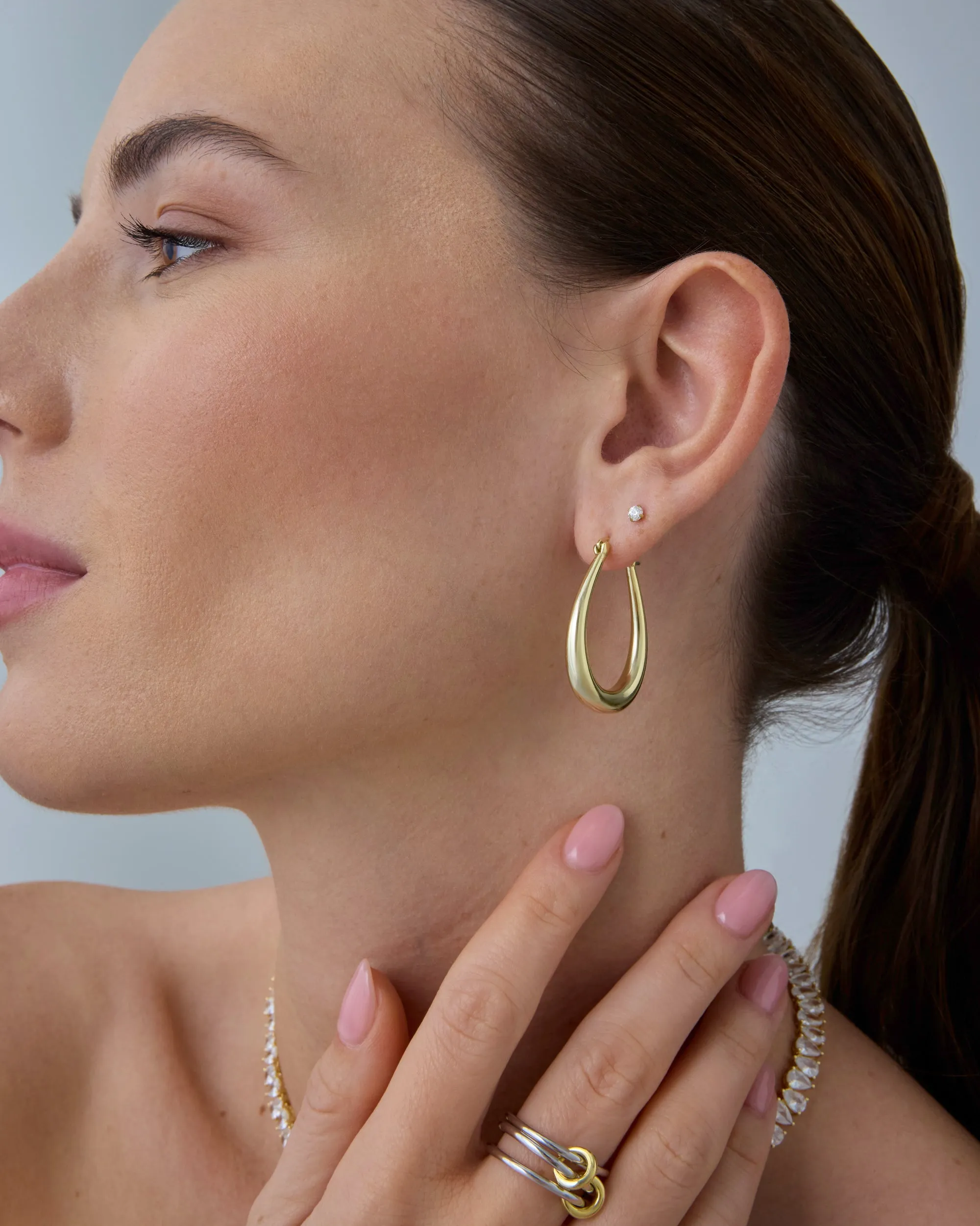 Oval Hoops