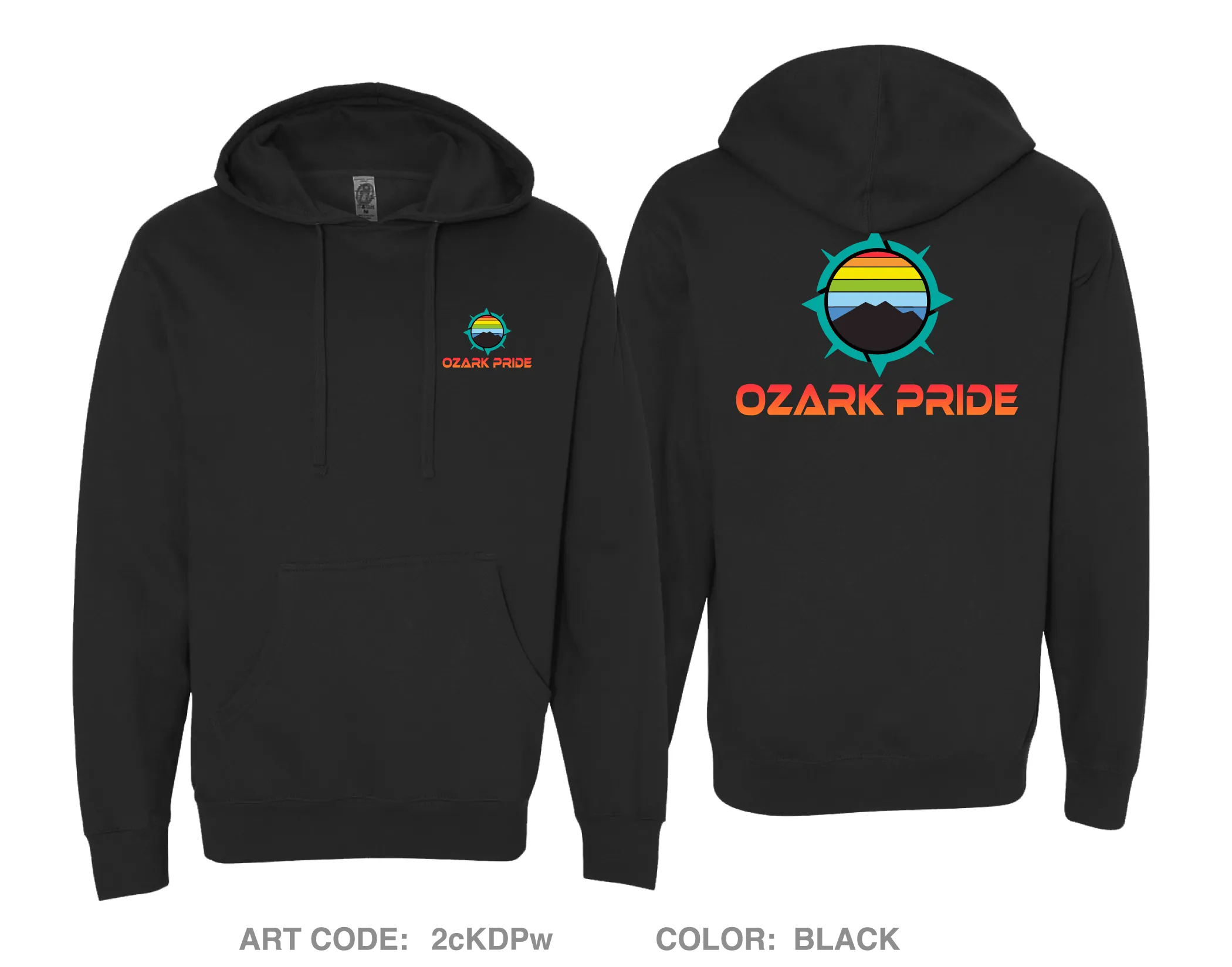 Ozark Pride Inc Comfort Unisex Hooded Sweatshirt - 2cKDPw