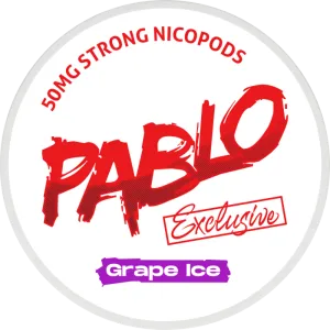 Pablo Grape Ice Exclusive Nicotine Pouches 50mg (20pcs/Can)