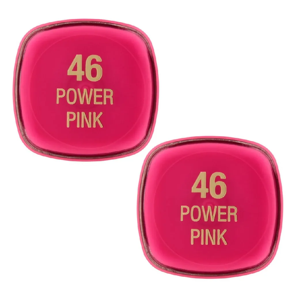Pack of 2 Milani Color Statement Lipstick, Power Pink # 46