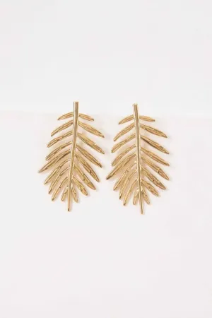 Palm Statement Earrings
