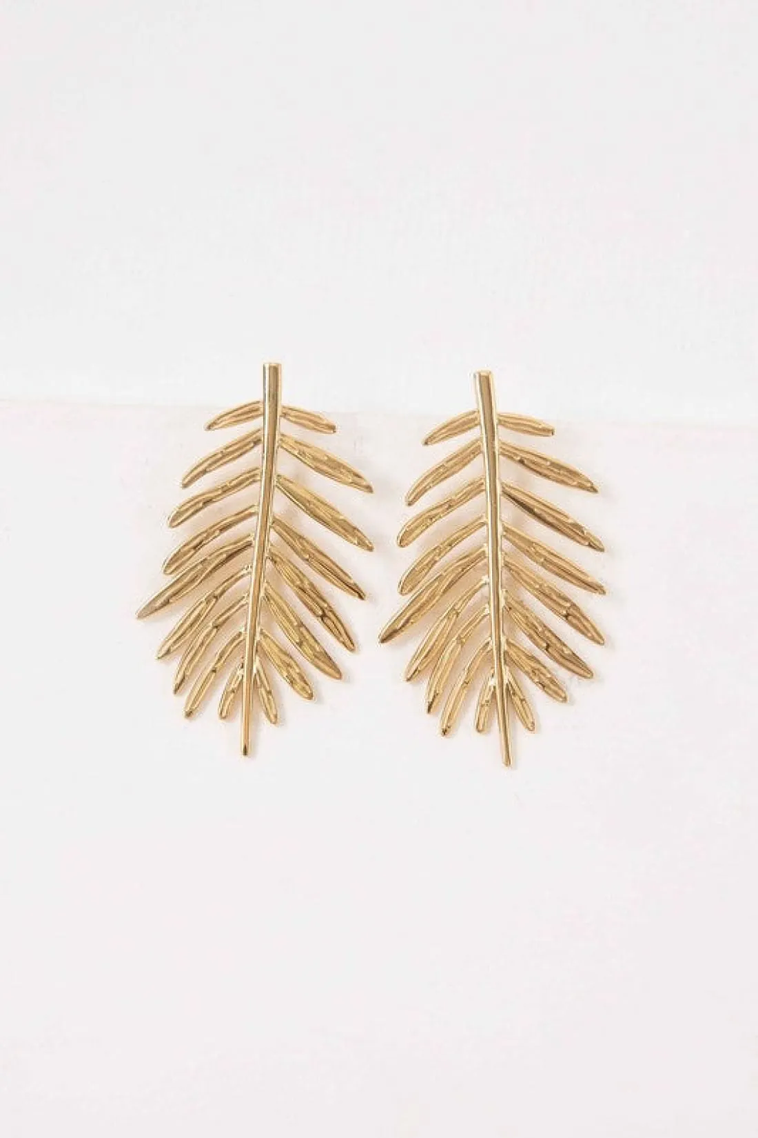 Palm Statement Earrings
