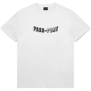 Pass~Port Sunken Logo Embroidery Tee White
