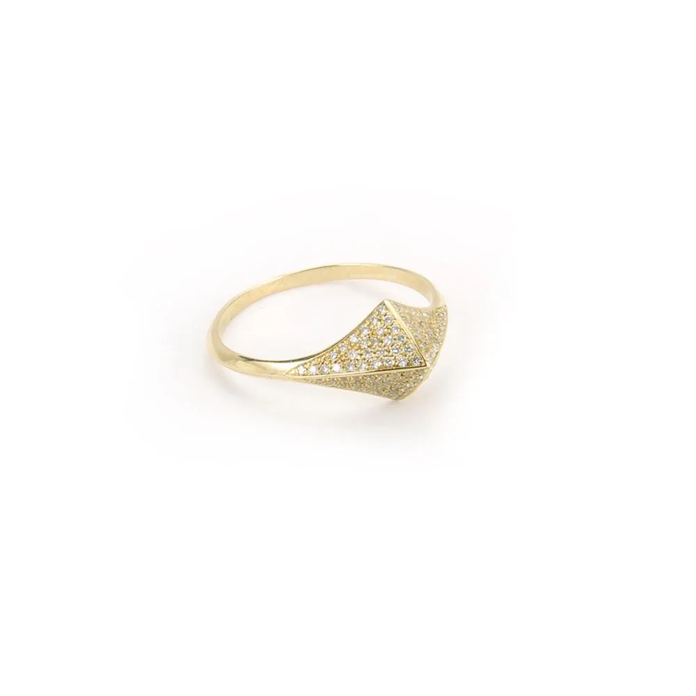 pavé lis ring