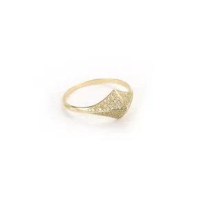 pavé lis ring