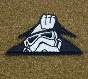Peeking Trooper Morale Patch