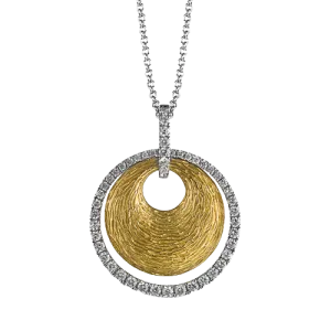 Pendant in 18k Gold with Diamonds