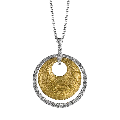 Pendant in 18k Gold with Diamonds