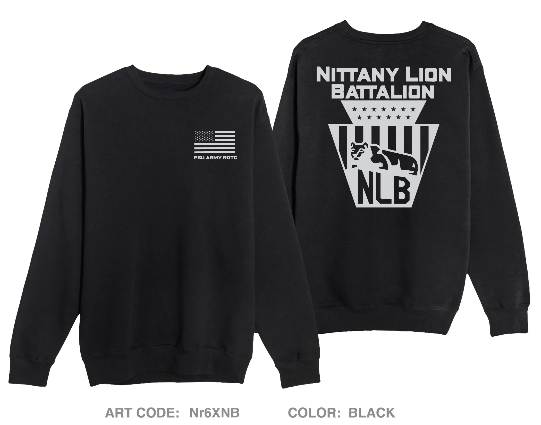 Penn State Army ROTC Comfort Unisex Crewneck Sweatshirt - Nr6XNB