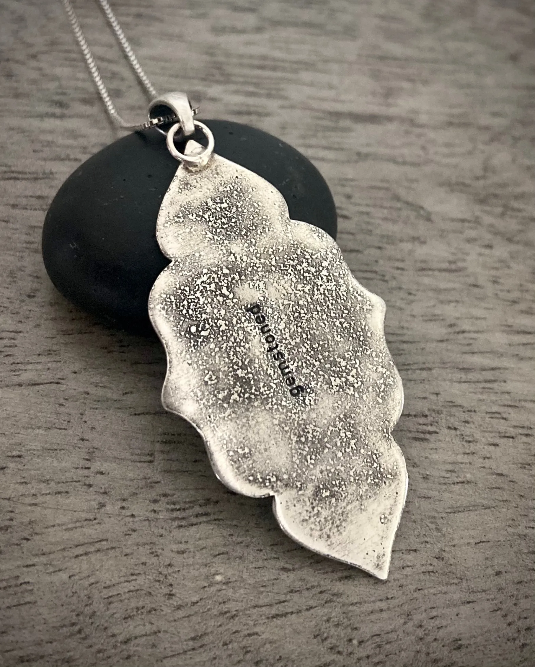 Phosphosiderite Arabesque Pendant