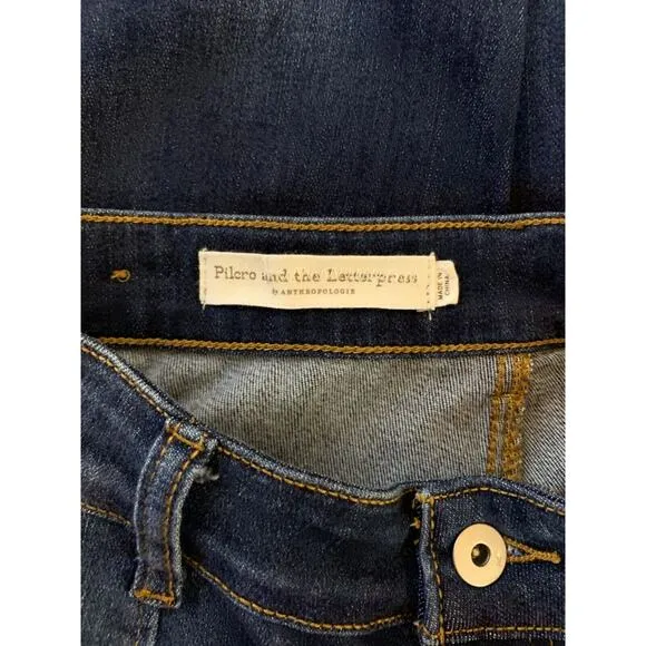 Pilcro And the Letterpress By Anthropologie Women's 27 High Rise Denim Legging