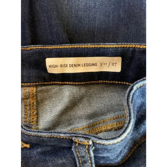 Pilcro And the Letterpress By Anthropologie Women's 27 High Rise Denim Legging