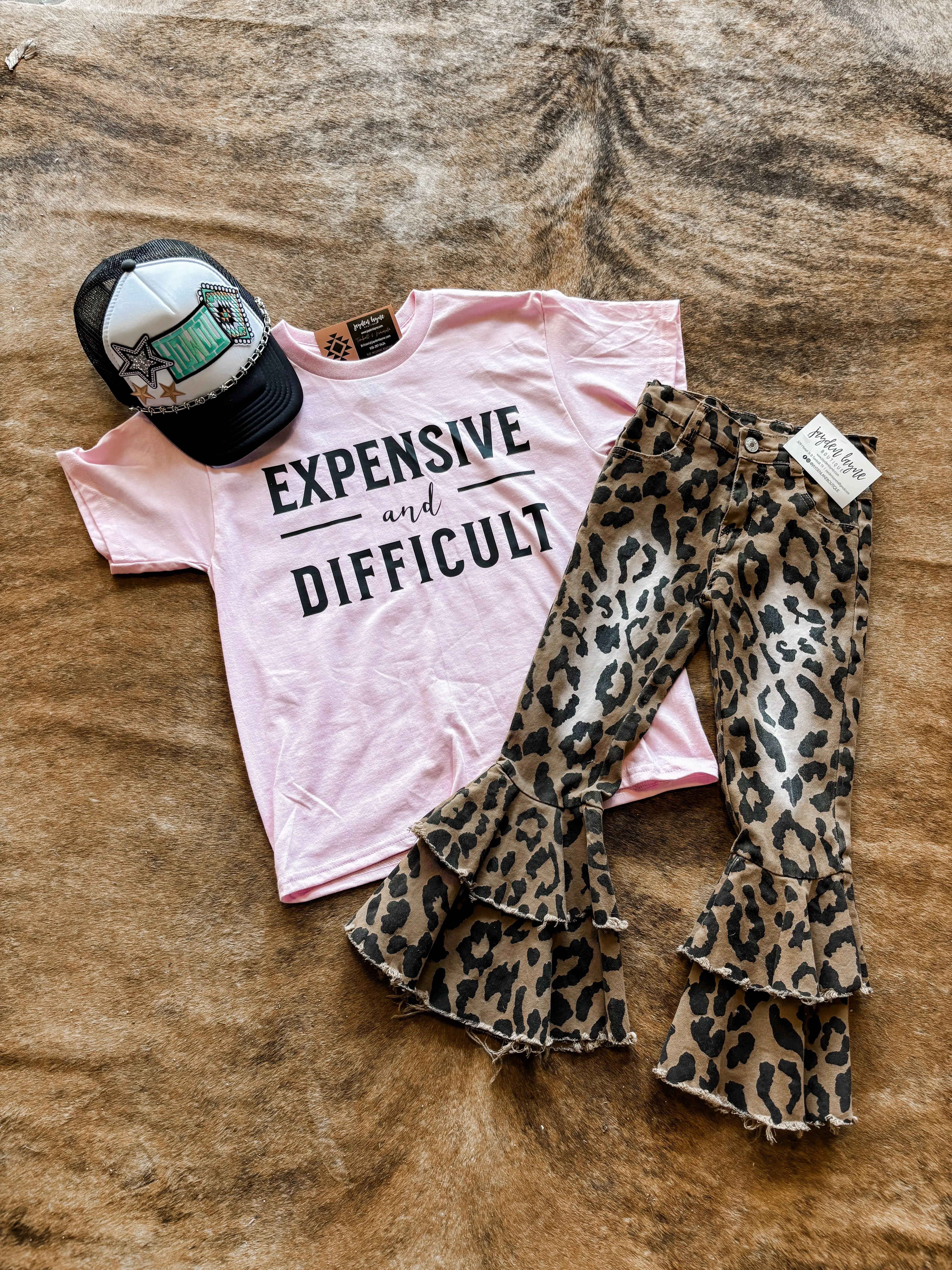 Pink Expensive and Difficult Tee