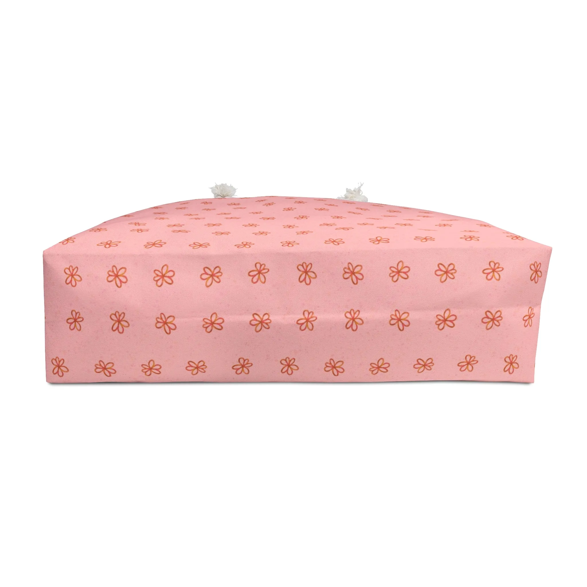 Pink Meadow Flowers Weekender Bag