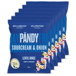Pändy Chips Sourcream & Onion - 6x50g.