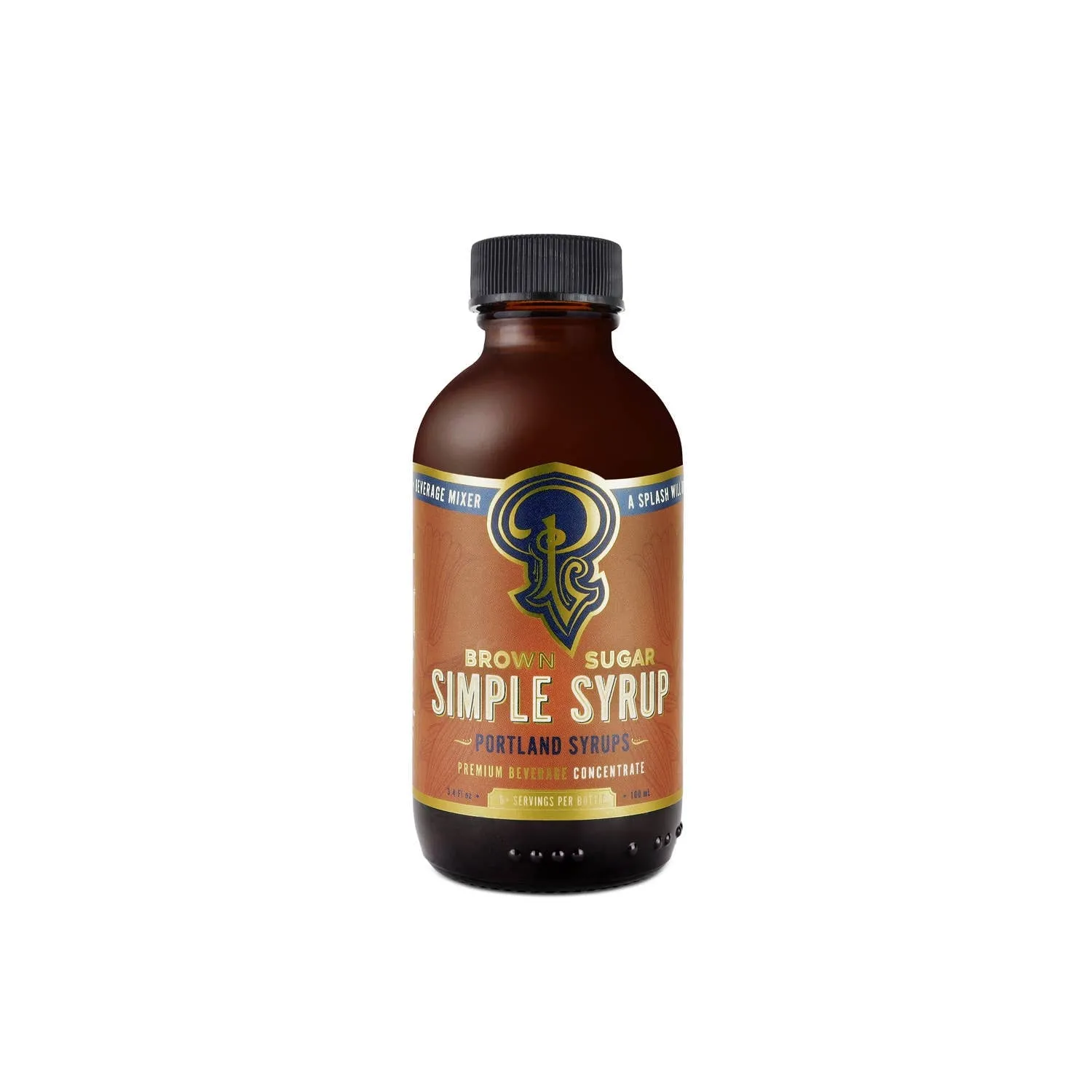 Portland Syrups - Brown Sugar Simple Syrup 3.4 oz  - cocktail / mocktail mixer