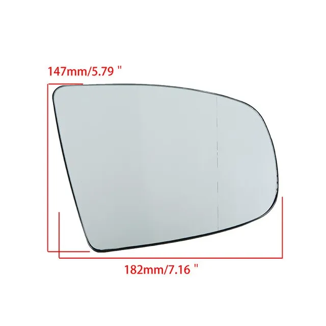 POSSBAY 1 Pair Car Rear View Mirror Glass Lenses Electric Heated for BMW X5 E70 2007-2013 X6 E71 E72 2008-2014 Exterior Details