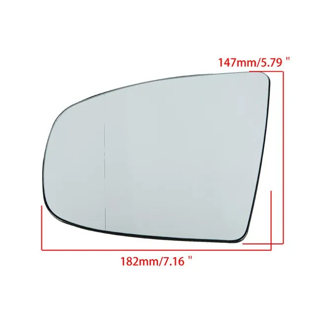 POSSBAY 1 Pair Car Rear View Mirror Glass Lenses Electric Heated for BMW X5 E70 2007-2013 X6 E71 E72 2008-2014 Exterior Details