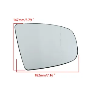 POSSBAY 1 Pair Car Rear View Mirror Glass Lenses Electric Heated for BMW X5 E70 2007-2013 X6 E71 E72 2008-2014 Exterior Details