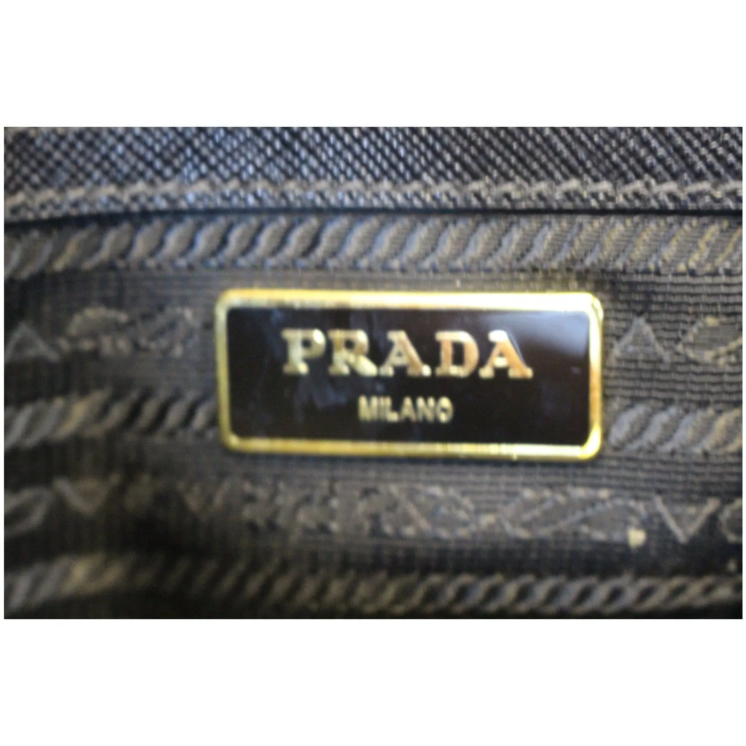 PRADA Galleria Medium Saffiano Leather Tote Bag Black