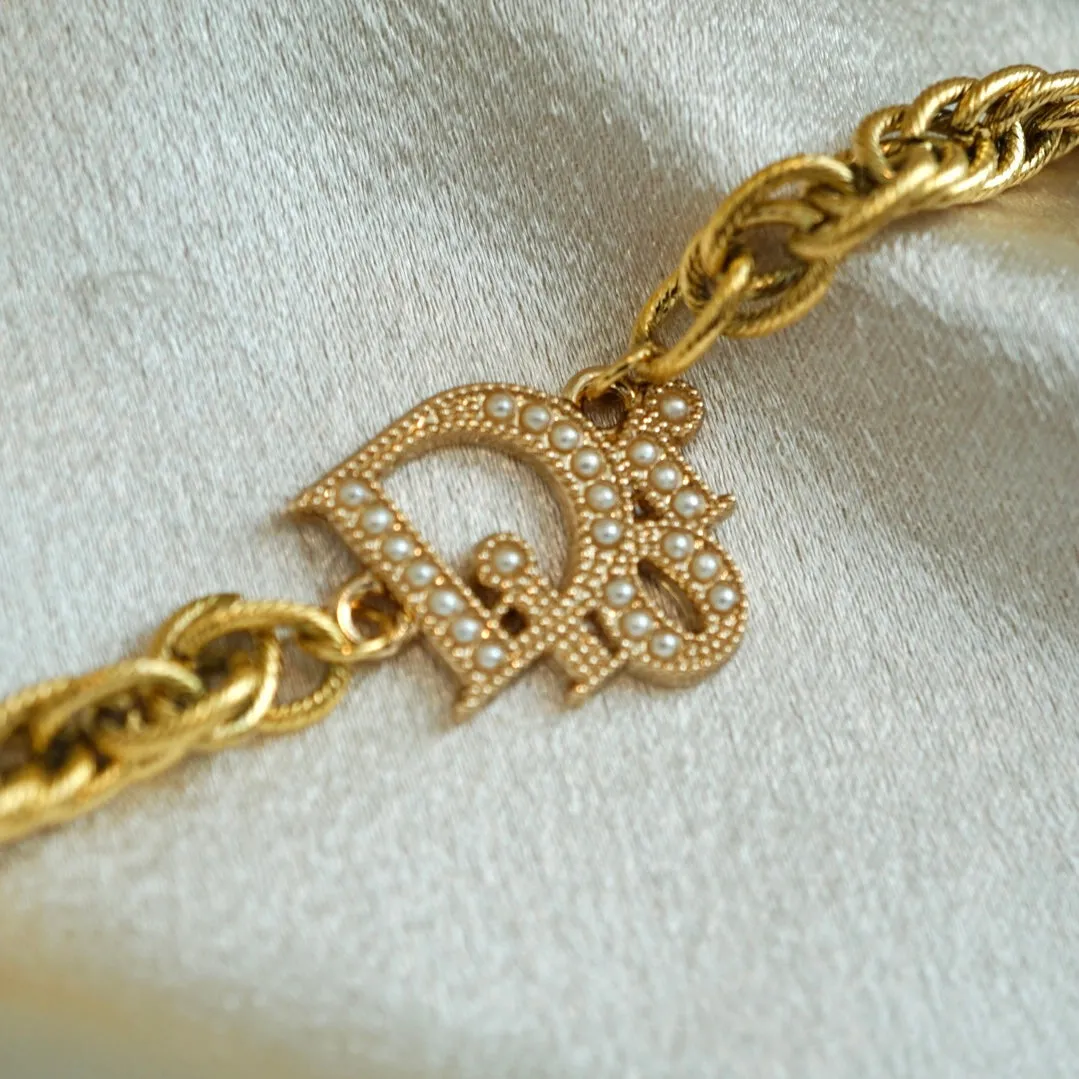PRE-ORDER: DIOR LUNA ROPE CHAIN NECKLACE
