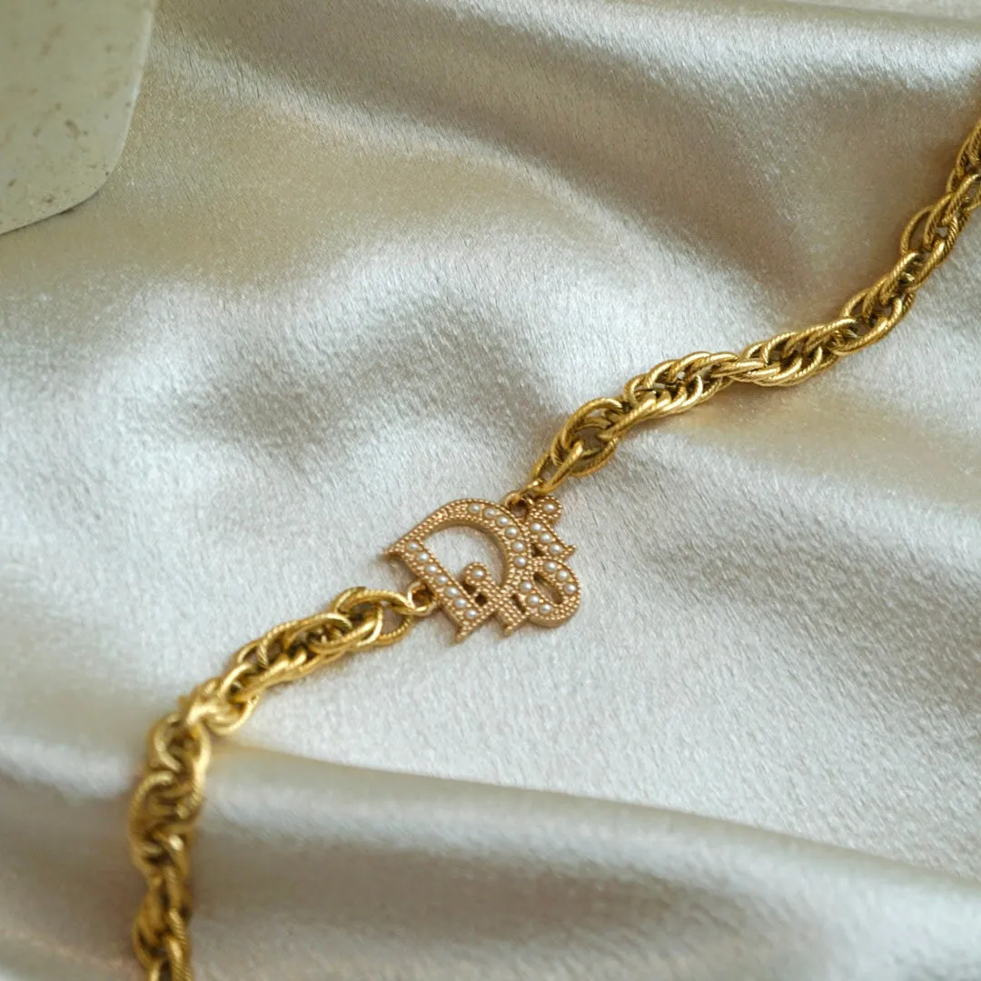 PRE-ORDER: DIOR LUNA ROPE CHAIN NECKLACE