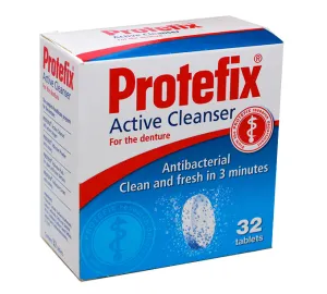 Protefix active cleanser for dentures 32PCS