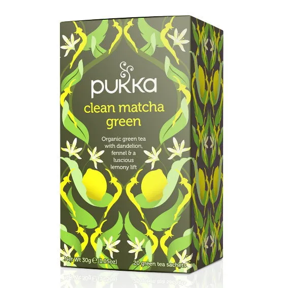 Pukka Clean Matcha Green Tea Bags 20bgs