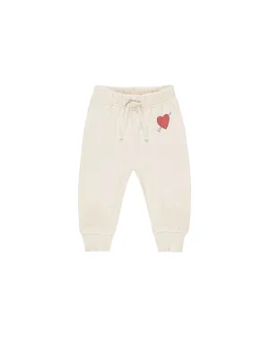 Quincy Mae - Relaxed Fleece Sweatpant - Cupid