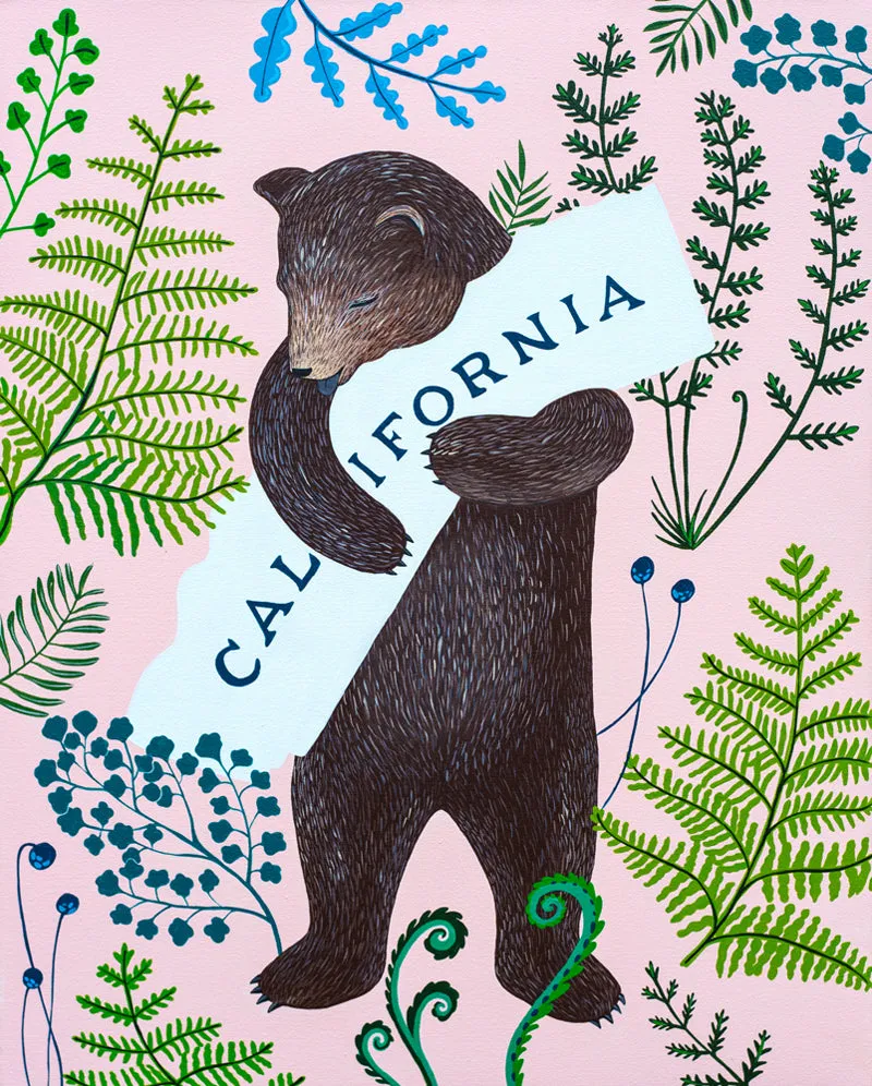 "I Love You California" Fern Print