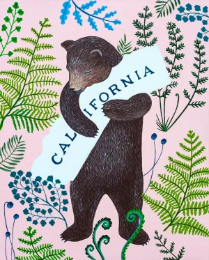 "I Love You California" Fern Print