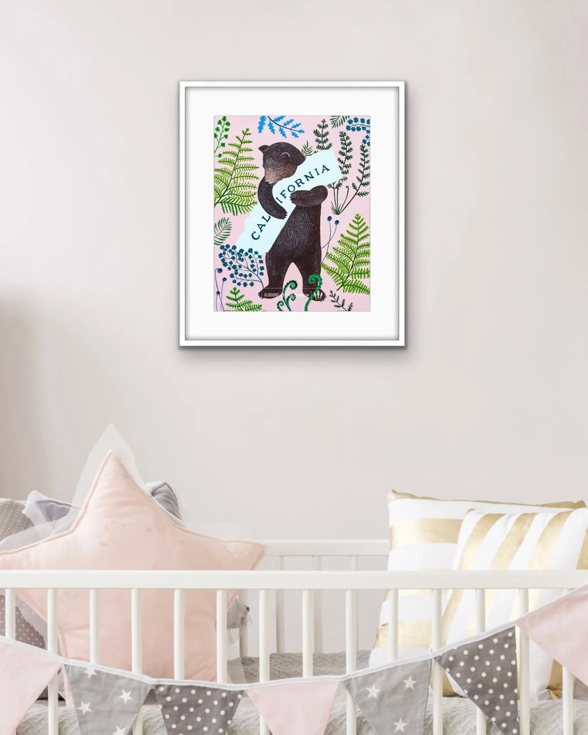 "I Love You California" Fern Print