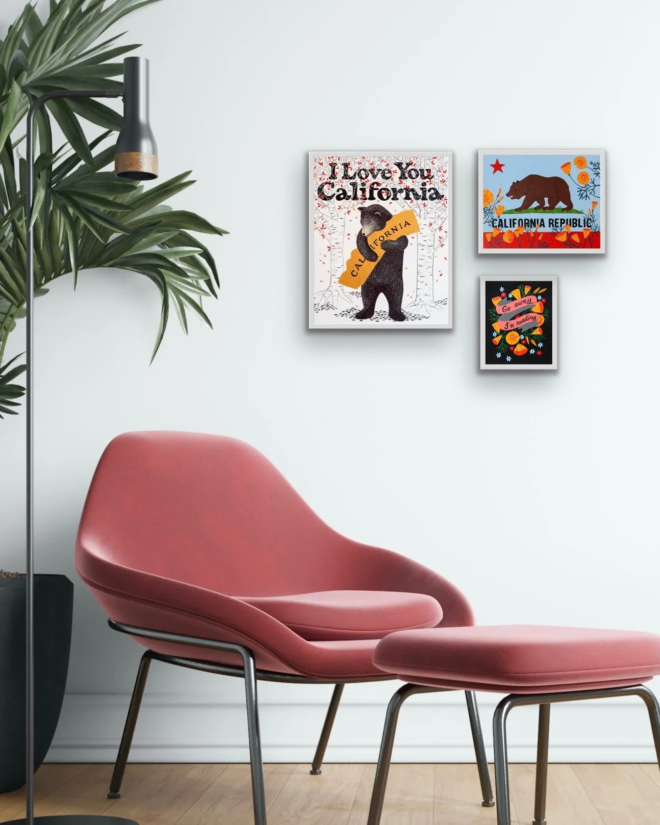 "I Love You California" Meadow Print