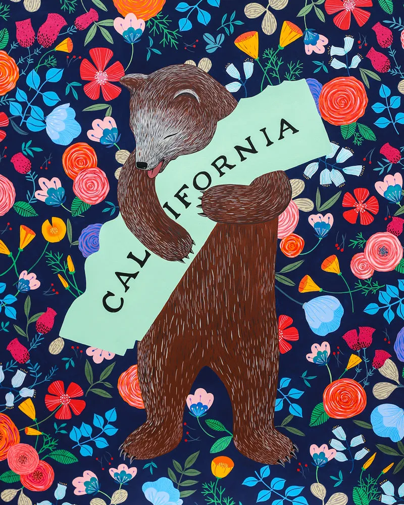 "I Love You California" Midnight Print