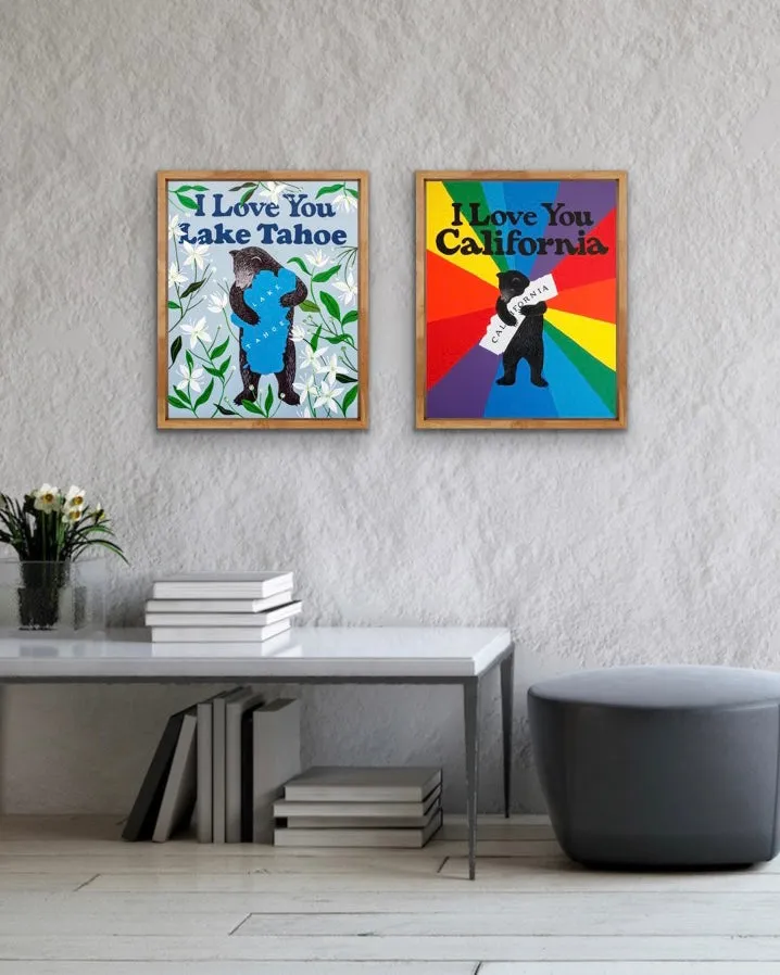 "I Love You California" Pride Print