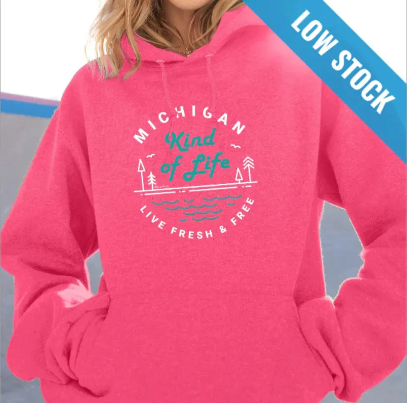 "Michigan Kind Of Life" Relaxed Fit Classic Unisex Hoodie