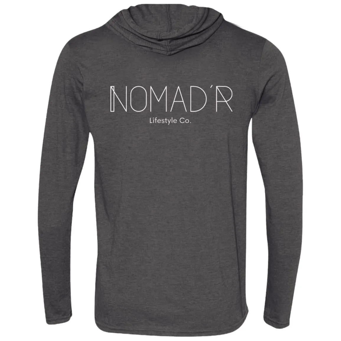 "NOMAD'R- BACK" Men's LS T-Shirt Hoodie