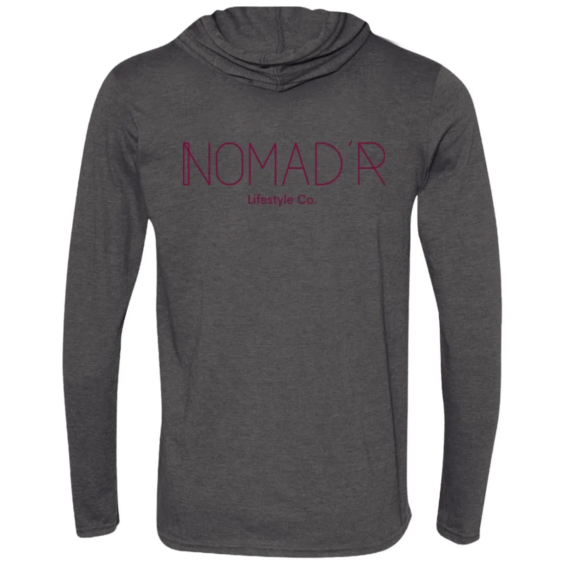 "NOMAD'R- BACK" Men's LS T-Shirt Hoodie
