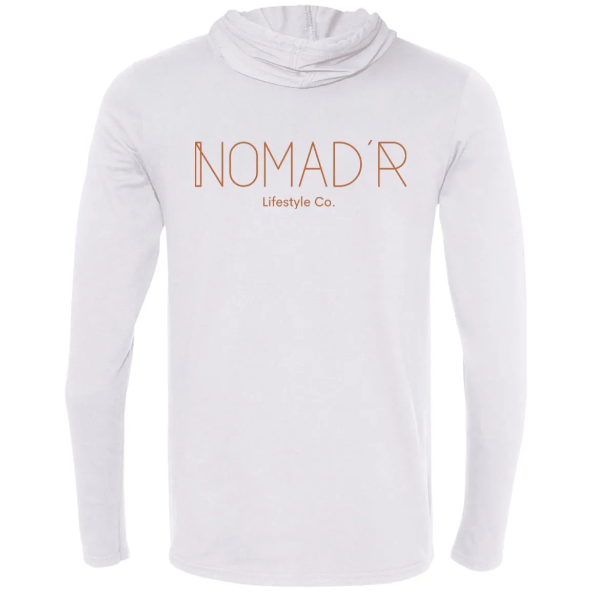 "NOMAD'R- BACK" Men's LS T-Shirt Hoodie