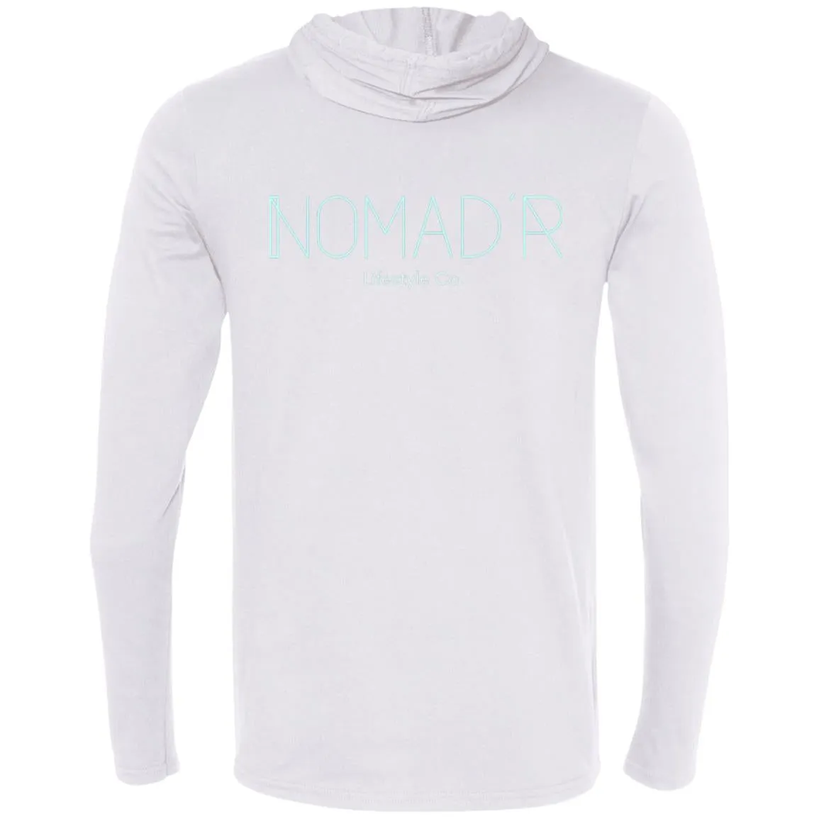 "NOMAD'R- BACK" Men's LS T-Shirt Hoodie