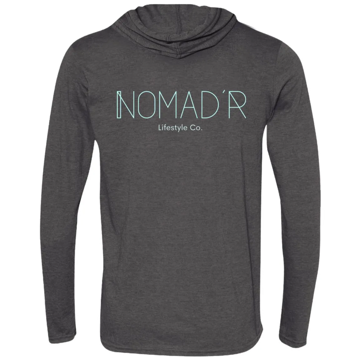 "NOMAD'R- BACK" Men's LS T-Shirt Hoodie