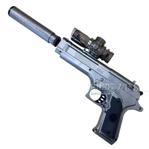 "Veggie Foil Packets" JM M92 Silver Gel Ball Blaster [ID Check R18   Requires Any One Membership: Airsoft, Paintball, or NZDA]
