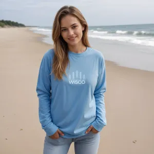 "Wisco" Relaxed Fit Long Sleeve Unisex T-Shirt