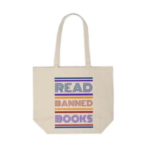Read Banned Books Canvas Shopping Tote