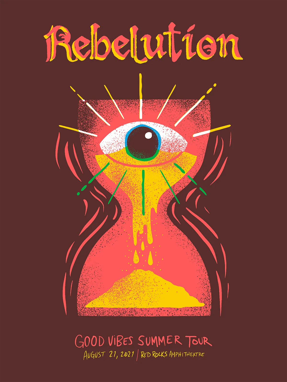 Red Rocks - August 21, 2021 Event Poster