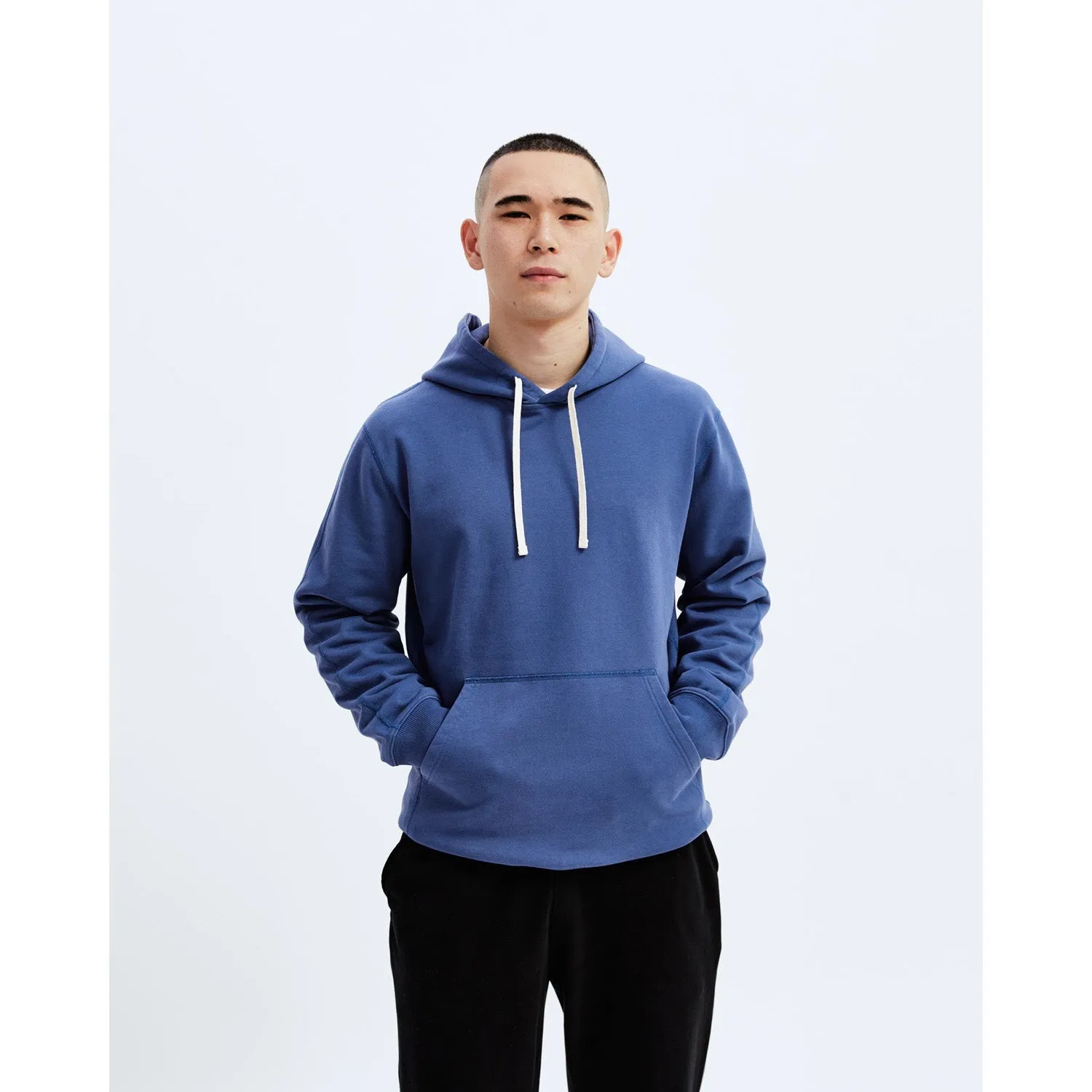 Reigning Champ Men Midweight Terry Classic Hoodie Lapis RC-3884-LAPS